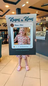 A family-focused vlog showcasing a dessert cafe's participation in Aberdeen Restaurant Week, highlighting specific menu offers and the dining experience.