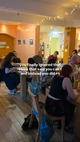 A short video showcasing a 'sip & paint' event at Gaelic Lane Cafe + Studio in Aberdeen, featuring attendees painting and socializing in a relaxed cafe setting.