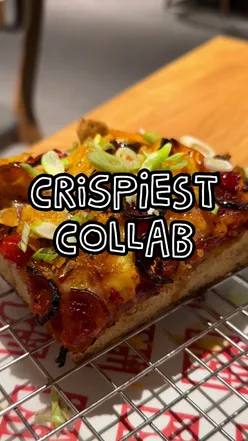 Limited edition O’Donnells Hot Honey and Pep Fusion pizza with loaded chips and dip at Squaredish, Dublin.