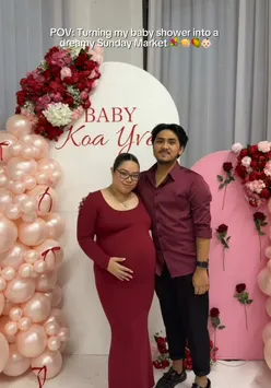 Baby shower at Sunday Market with matcha desserts, pancakes, and tropical vibes in London.