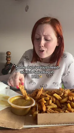 Delicious Spicebag served, showcasing Irish cuisine in a vibrant dining atmosphere. #spicebagireland #irishfood