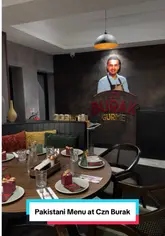 Pakistani menu featuring dishes at CZN Burak with 50% off from Oct 8-12, 2025, located in Bradford.