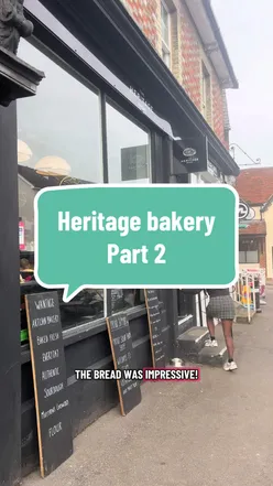 Tour of The Heritage Bakery in Witney featuring delicious baked goods like bread and cupcakes. #bakerytour #cakedecorating