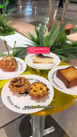 Delicious pastries and matcha soft serve at x2 Bakery in Westfield Stratford City, East London.