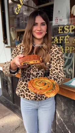 Visitors sampling pastries at six renowned bakeries in Paris, showcasing delicious croissants and treats.