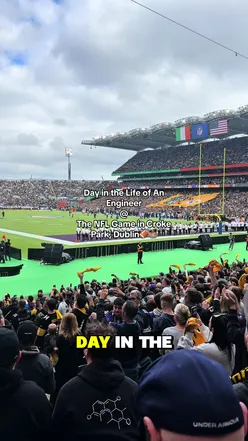 First NFL game at Croke Park, Dublin: Steelers vs Vikings, capturing a memorable day as a 24-year-old Electronic Engineer.