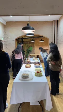 'Enjoying a delightful picnic with baked treats in London, perfect for sharing love and good vibes #londonlife #foodtok'