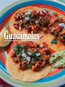 Authentic tacos at Guacamoles in Peckham's Rye Lane Indoor Market by Manny and Gabriella's talented team.
