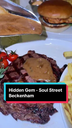 Delicious 2-course dinner at Soul Street, Beckenham featuring tiger prawns, rib eye steak, lobster spaghetti, and more.