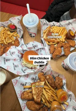 📍Slim Chickens 🐔 Dublin | New Chicken Restaurant In Dundrum Shopping Centre 🤩 💌 - Thank You @Slim Chickens UK & Ireland  #foodtok #foodie #dublinfood #dublinrestaurants #dublincity 