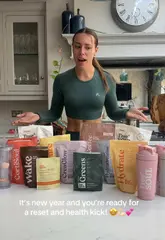 Healthy snacks and lifestyle products from Free Soul, perfect for New Year's resolutions.