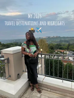 Last year I was blessed to travel to quite a few destinations. I enjoyed them all for different reasons. Take that trip… your money will return. I’ve always said I wanted to travel Africa now .. and I can now say I’ve done North, East, South, West and even Central 😍 God willing I’ll get to experience new countries this year 🙏🏾 #traveltok #fyp #southafrica #blackgirltraveltok #ghana 