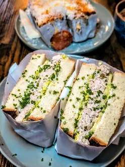 NEW SANDWICH SPOT IN NEWCASTLE 👀🥪 📍 @LITA  Jesmond’s new indie coffee spot serving milk loaf sandwiches, toasties + top-tier coffee ☕️ 🥪 Pepperoni w/ chilli honey 🥪 Fresh tuna sandwich ☕️ Cappuccino ⏰ 8–5 (Sun 10–4) Follow for more toon food finds 👀 ⏭️ @tooniefoodie  #NewcastleEats #Jesmond #SandwichTok