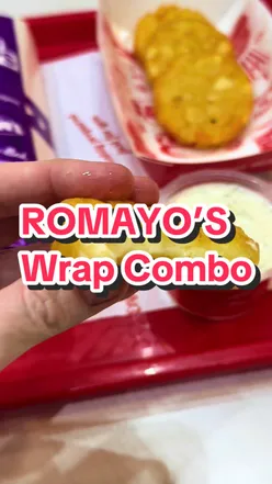 @Romayo’s wrap Combo  €4.99  Absolute bargain  Great deal at one of the best chippers in Dublin.  We added garlic sauce €1.50  #takeawayfood #chipper #foodies #dublinfoodie 