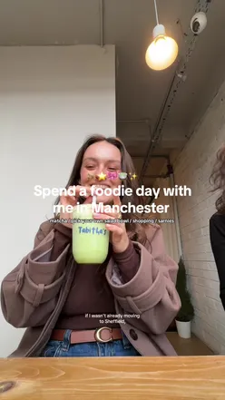 Yaaay for a gorgeous girlie day in Manchester doing girlie things I can’t usually do with little Leo - mums how good is it to have a solo mooch every once in a while?! Refilling my cup 🍵🎀  Started at @Tabitha’s Coffee before trying @BondiBowlsUK (the Thai soup is😮‍💨😮‍💨), a shopping mooch and finishing with a @fatpatsuk to take home for me and Jord 🥖🥨 I’ll be back asap ⭐️✨  #manchesterfood #manchester #manchestervlog 