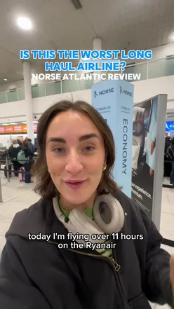 I wasn’t expecting them to be beefing straight away 😂🤦🏻‍♀️  Review of the ECONOMY Norse Atlantic flight - from London Gatwick to Cape Town  ⬇️do you think it’s worth it? PRICE : I paid £450 per person for a direct from Gatwick to Cape Town. I also booked SUPER LAST MINUTE because I booked on Friday, and flew on Wednesday! So I feel like for a last minute deal it’s reallyyyyy good! All the other airlines were like £900+ for the same day, with a stop!   #budgettravel #budgetairline #norse #budgetbackpacking #travelvlog 