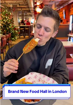 Brand new food hall in London, I’m a fan. 📍Tower Bridge Collective @towerbridge_collective #foodhall #londonfood #towerbridge #london 