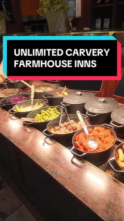 Unlimited carvery at Farmhouse Inns, available Monday-Friday, 3pm-8pm in January, featuring a variety of delicious dishes.
