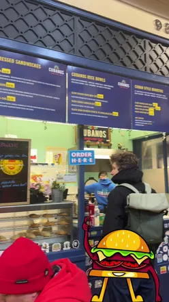 Delicious Cubanos pressed sandwich with pulled pork at Cubanos in the Granger Market, Newcastle.