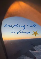 The creator documents a trip to Vienna, highlighting various dining and drinking spots including The Hoxton hotel, a local supermarket, a hot dog stand, a cocktail bar, and several cafes and restaurants. The video uses a fast-paced, vlog-style edit to present a curated list of recommendations.