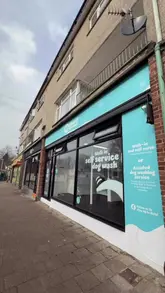 A creative, dog-perspective vlog showcasing the self-service dog wash facilities at Waggy Wash Club in Cardiff, demonstrating the washing and drying process.
