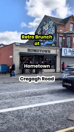 Brunch spread featuring eggs and dishes at Hometown on Cregagh Road, Belfast - a perfect weekend spot.