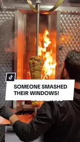 A food review video showcasing the preparation and tasting of a Syrian chicken shawarma wrap at Syria Bites in Blackburn. The video highlights the cooking process, including the shawarma spit and the assembly of the wrap, followed by a taste test.