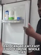 A father and son document their day-long fast food challenge, using a spinning wheel to decide where to eat for breakfast, lunch, and dinner. They visit Subway, Popeyes, and Greggs, sharing their reactions to the food and the experience.
