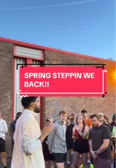 A fast-paced, handheld vlog following a group of runners participating in a '2-Step Collective' event in the Baltic Triangle, Liverpool. The video captures the energy of the group run and their arrival at a social venue, focusing on the community atmosphere rather than specific food or drink.