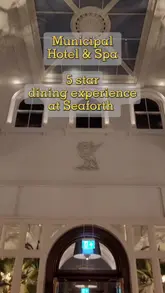 A vlog-style review of a new spring tasting menu at Seaforth restaurant in Liverpool's Municipal Hotel & Spa, showcasing the four-course meal and wine pairings.