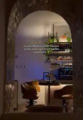 A short, atmospheric video showcasing the interior and food at Delamina Townhouse in Covent Garden, featuring close-ups of various dishes and cocktails.