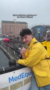 A vlog-style video covering the annual rubber duck race charity event at Salford Quays, featuring the creator's commentary on the event's atmosphere and fundraising purpose.