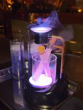 A video showcasing the 'A World of Pure Imagination' cocktail experience at Somewhere by Nico, featuring creative, theatrical drink presentations.