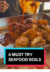 The creator visits six different seafood boil venues, providing a quick review and ranking of each. The video features close-up shots of the food, the messy eating process, and the creator's reactions, highlighting the fun and communal nature of the dining experience.