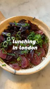 A video review of Poon's at Somerset House in London, featuring a set lunch menu. The creator walks through the venue, introduces the concept, and reviews the food, including chicken feet soup, steamed pork with shrimp paste, and various vegetable dishes.