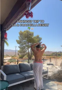 UNHINGED TRIP TO LA! 🌴🤣 Heres where i visited:  locations: Desert 🏜️  coachella valley joshua tree  palm springs  LA west hollywood hollywood bev hills venice 
