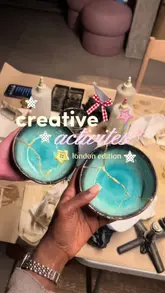 A vlog-style video showcasing a Kintsugi workshop at Kinboru Studio in Aldgate, London. The creator walks viewers through the process of breaking and repairing ceramics with gold, highlighting the meditative and creative nature of the activity.