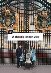A family vlog documenting a day trip to London, featuring a visit to the Mundo Pixar experience and a casual lunch at Box Park. The video follows the creator and her three children through the ups and downs of travel, including train rides and sightseeing, before ending the day with a meal.