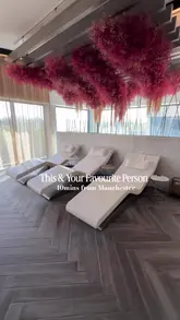 A short, aesthetic montage showcasing the facilities of Aria Spa, including the swimming pool, relaxation lounge with hanging chairs, and changing rooms. The video uses slow, smooth pans and cuts to highlight the tranquil atmosphere of the venue.