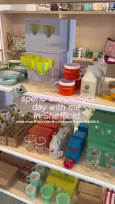 A day-in-the-life vlog showcasing various spots in Sheffield, including a bagel shop, a coffee shop, local retail stores, a park, and a pizza restaurant.