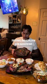 A review of a Brazilian steakhouse in Bermondsey, London, featuring a variety of grilled meats, sides, and a promotional offer for bottomless dining.