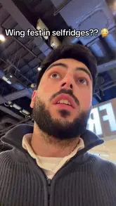 The creator visits a Wing Fest pop-up located inside Selfridges, Birmingham. The video features a quick tour of the space, a close-up look at a variety of chicken wings, and the creator's reaction to tasting them.