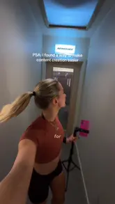 The video features a creator demonstrating the benefits of Solo Sixty, a private gym space available for hourly rental. She walks through the facility, highlighting its aesthetic appeal and the privacy it offers for filming fitness content, effectively solving the common problem of filming in busy public gyms.