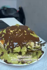 A vlog-style review of Hidden Gem Cafe in Bellshill, highlighting their afternoon tea and the viral Dubai chocolate pancakes.