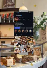 A short, engaging video showcasing a variety of pastries and sandwiches at Fred Bakery in London, highlighting the texture and quality of the food.