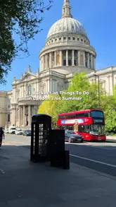 A fast-paced listicle video showcasing 11 different bucket-list locations in London, ranging from cafes and pubs to museums and tourist attractions.