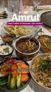 A review of Amrut, an Indian restaurant in Leicester city centre. The creator visits for a birthday meal, showcasing various dishes including momos, bhajia, chilli paneer, curries, and dessert. The video provides commentary on the food quality, portion sizes, and pricing, offering a personal perspective on the dining experience.