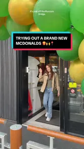 A creator visits a newly opened McDonald's in Runcorn, showcasing the interior, the ordering process, and trying the classic menu items alongside a new pineapple Sprite drink.