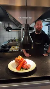A video review of a Sunday roast experience at The Whitehall in Leeds, featuring close-ups of the roast beef, Yorkshire pudding, gravy, arancini, a Bloody Mary, and a banoffee shot, alongside shots of the venue's interior and exterior.
