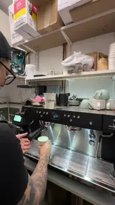 A video showcasing a new coffee corner being opened inside the stockroom of a Vietnamese restaurant in Chinatown, featuring Vietnamese-inspired coffees and toasties served through a window hatch.